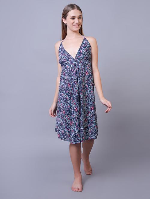 women floral fit & flare holiday dress - 21653411 - Standard Image - 0
