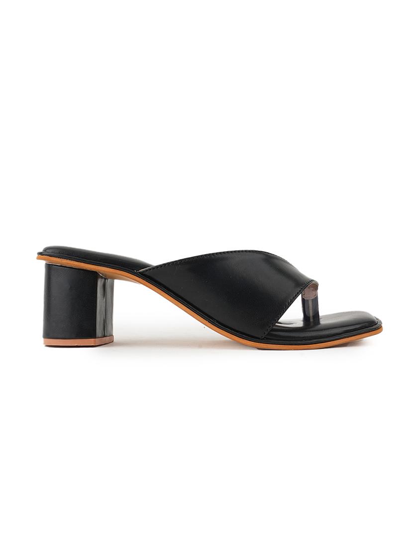 women slip on block heel sandal - 21653497 - Standard Image - 2