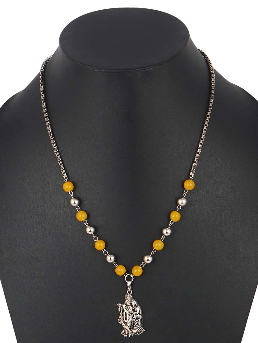 men sacred idol pendant with chain - 21659714 -  Standard Image - 2