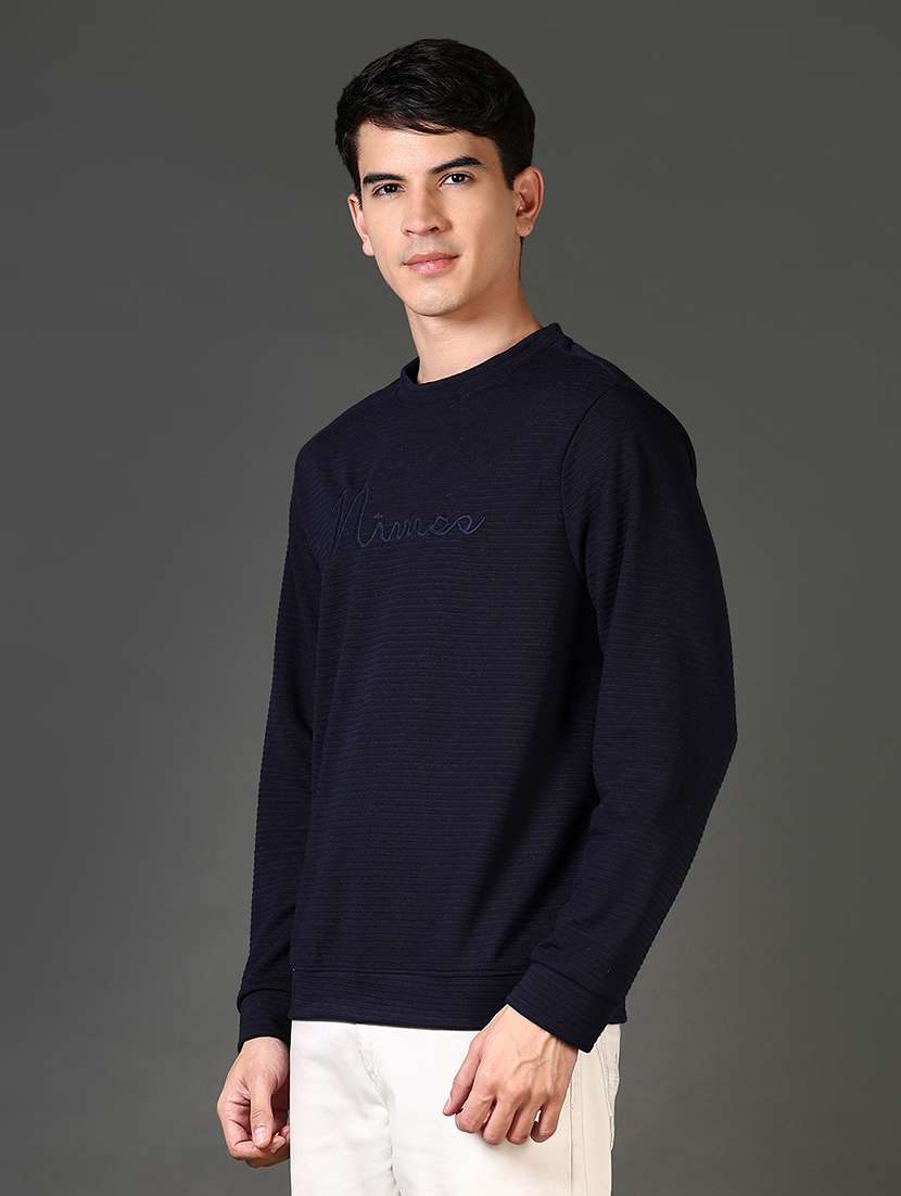 men solid long sleeve sweatshirt - 21659764 -  Standard Image - 2