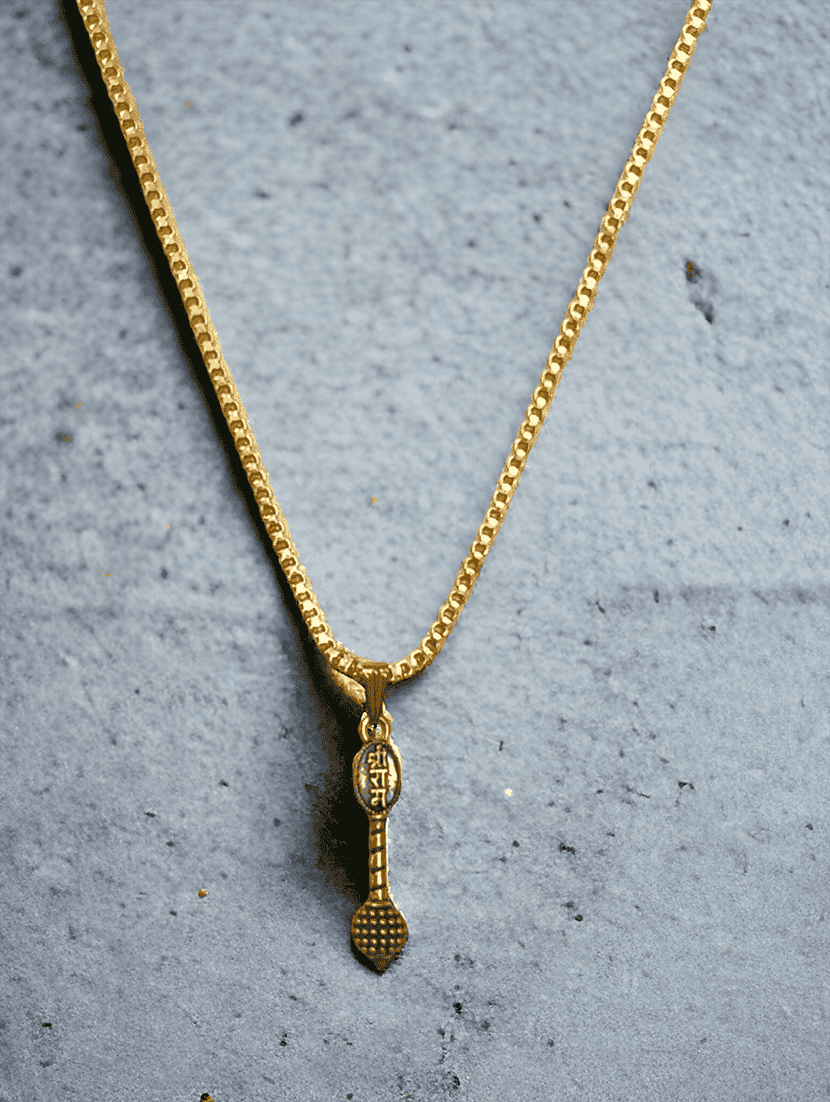 men sacred religious pendant with chain - 21659828 -  Standard Image - 2