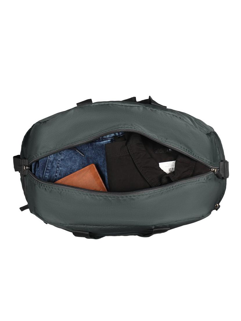 men grey polyester dufflebag - 21659897 - Standard Image - 2