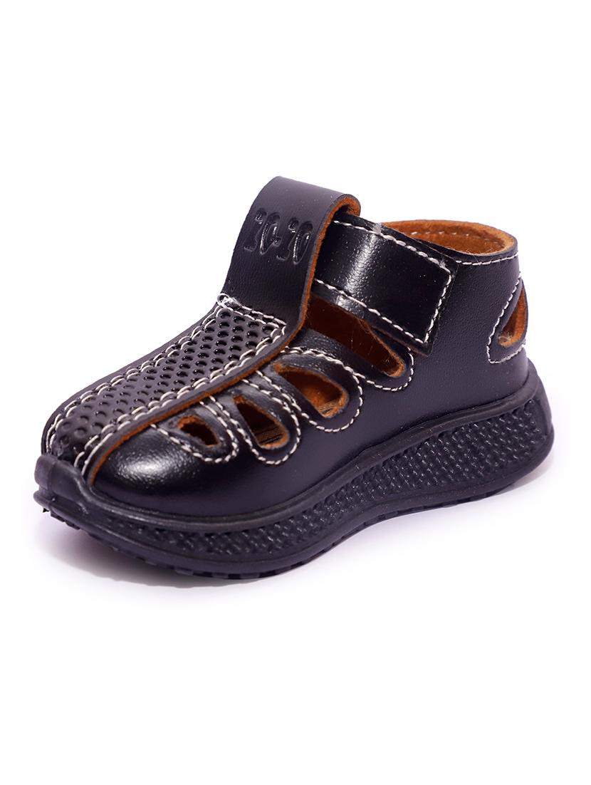 black unisex kids shoe-style sandals - 21660084 - Standard Image - 2