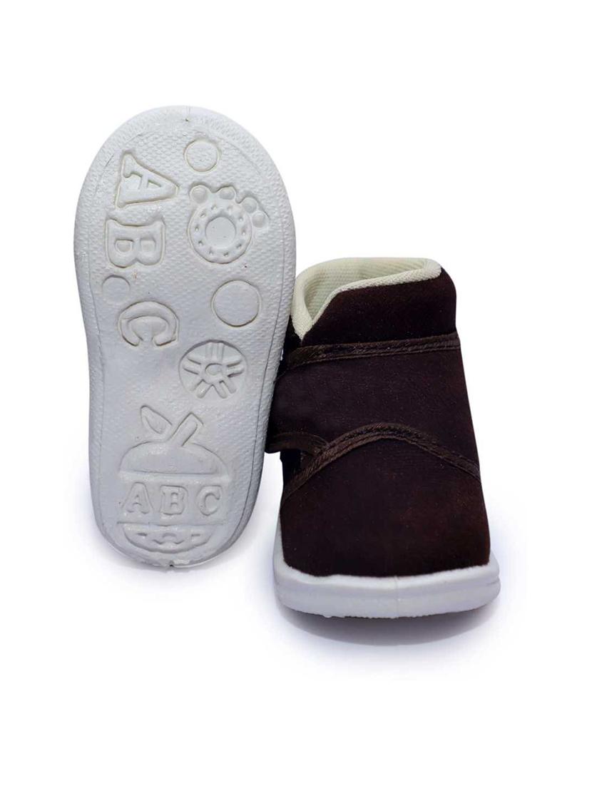 unisex solid slip on velcro shoes - 21660208 - Standard Image - 2