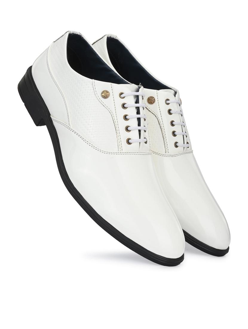 men white lace-up oxford - 21660447 - Standard Image - 2