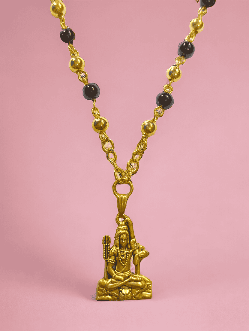 men sacred idol pendant with chain - 21661024 -  Standard Image - 2