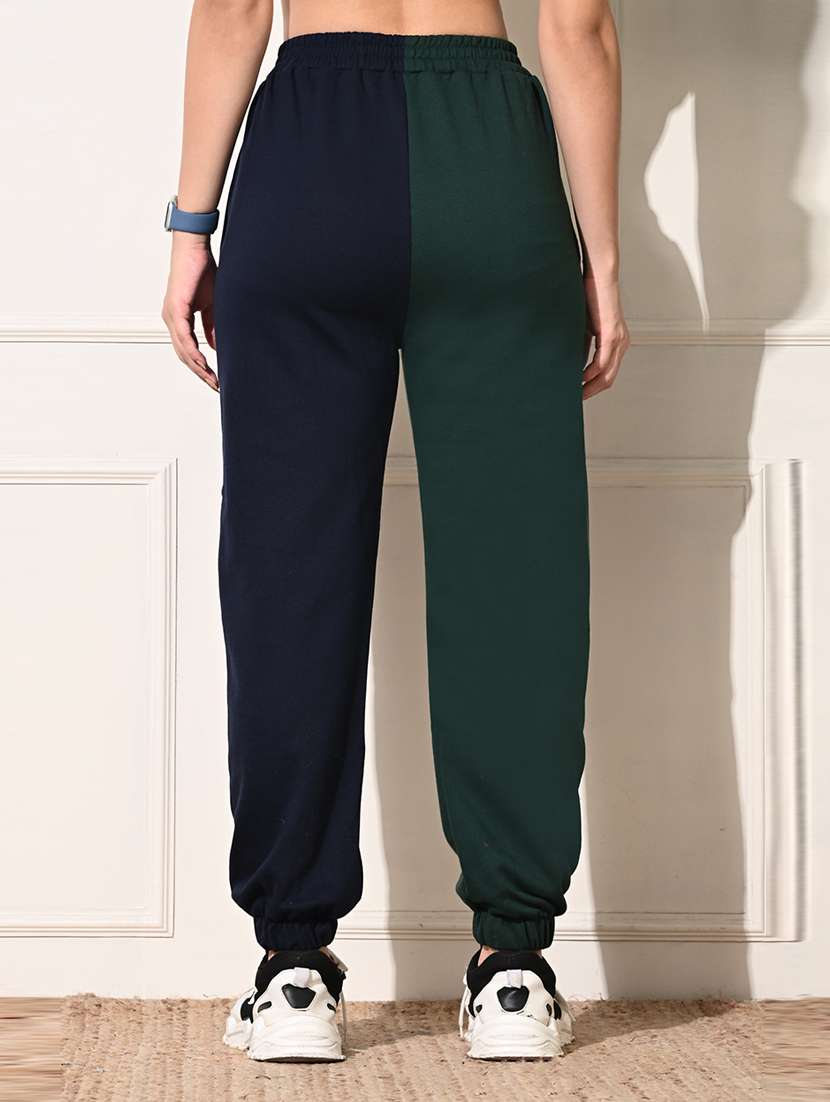 women relaxed fit color block joggers - 21661049 -  Standard Image - 2