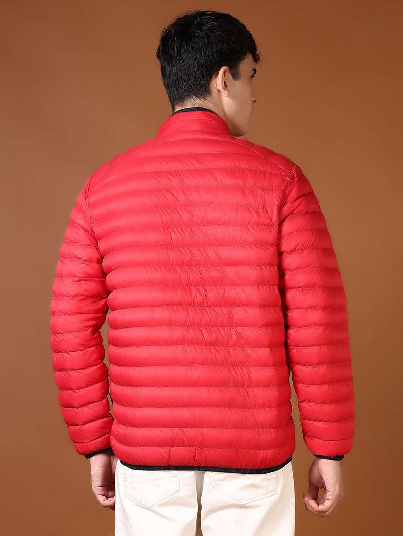 men solid long sleeve puffer jacket - 21661168 -  Standard Image - 2