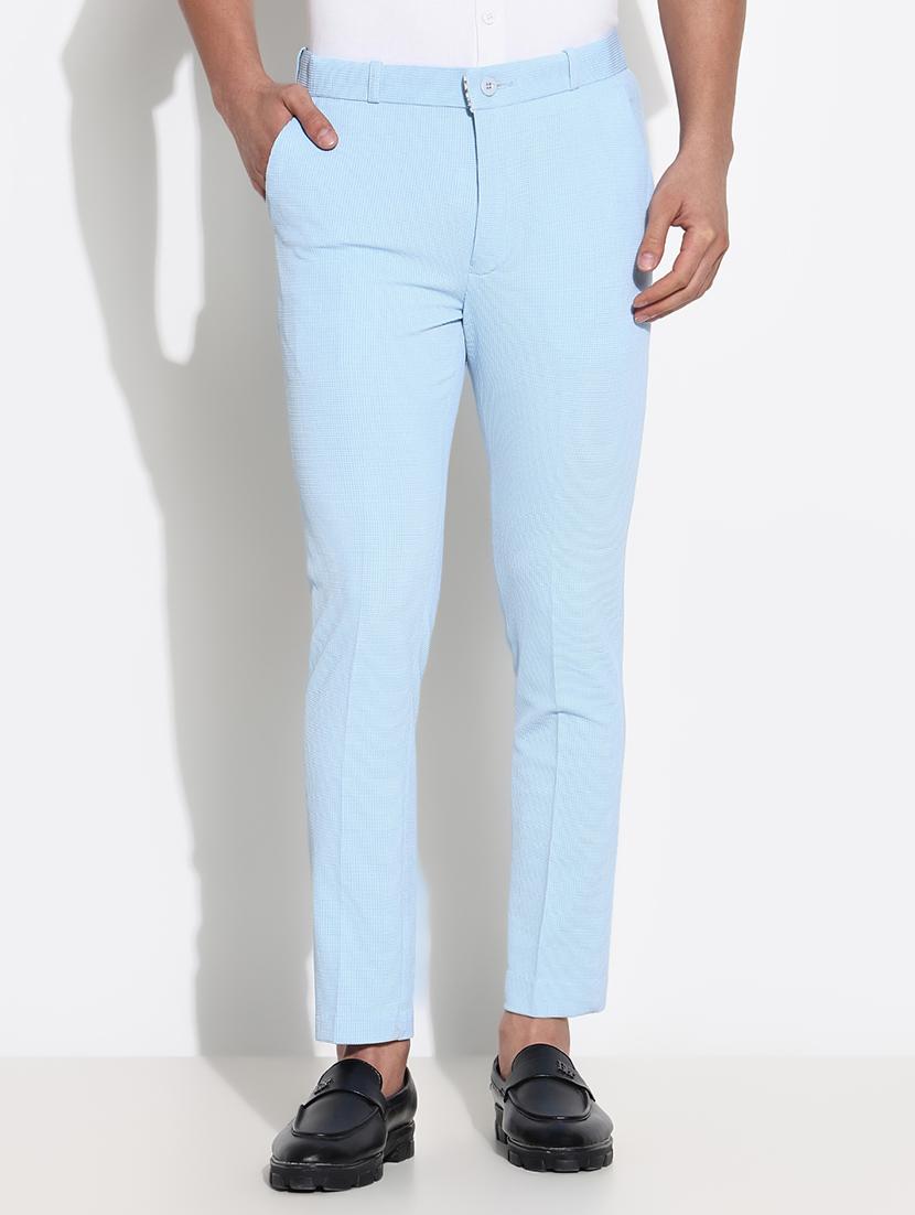 men mid rise solid flat front formal trouser - 21661441 - Zoom Image - 0