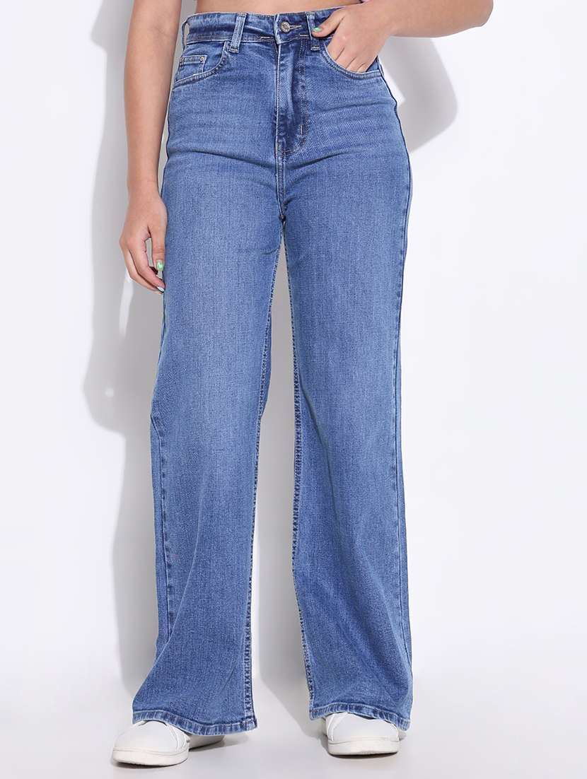 women high rise denim jeans