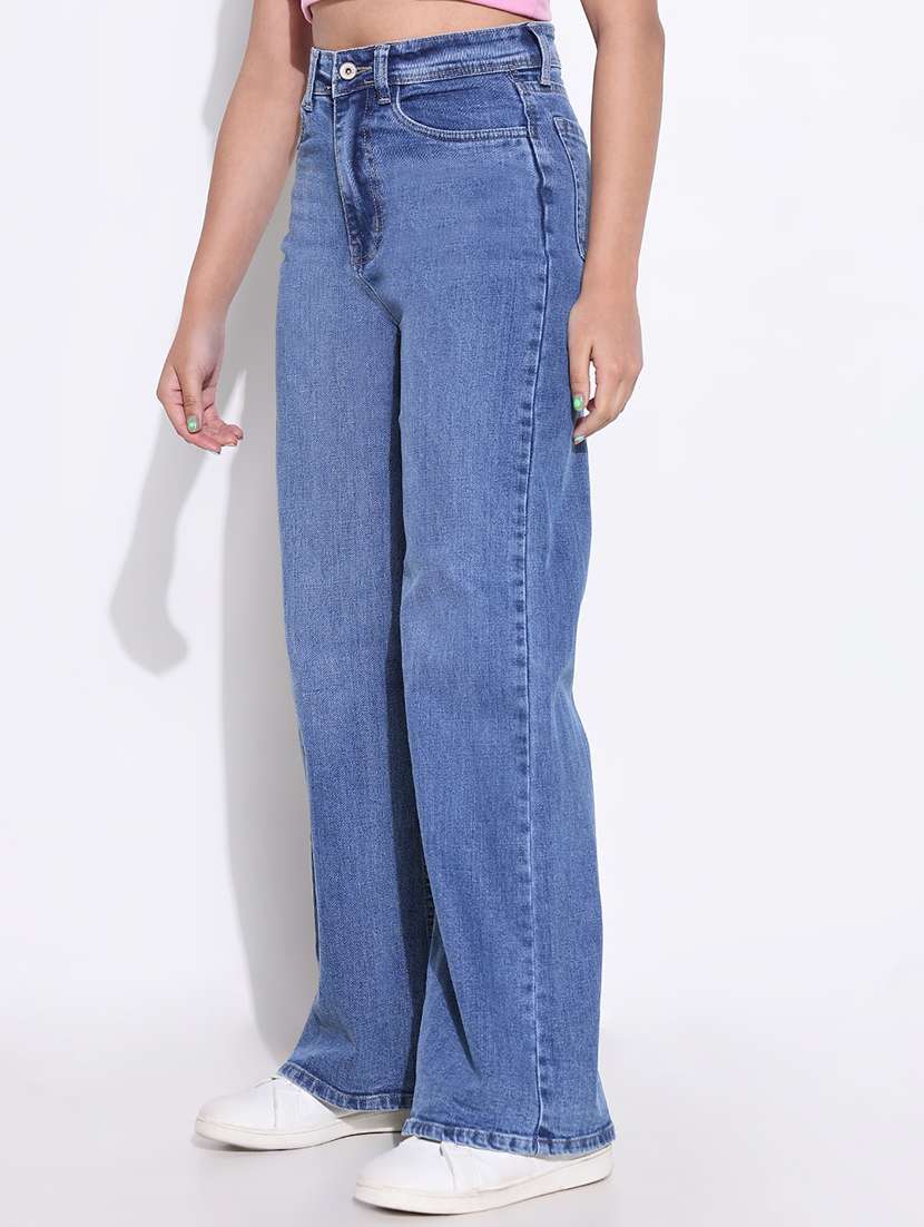 women high rise denim jeans - 21661510 -  Standard Image - 2