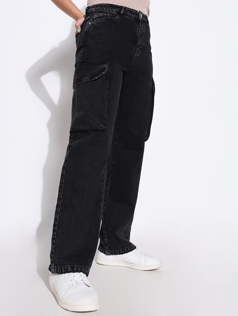 women high rise denim jeans - 21661512 - Standard Image - 2