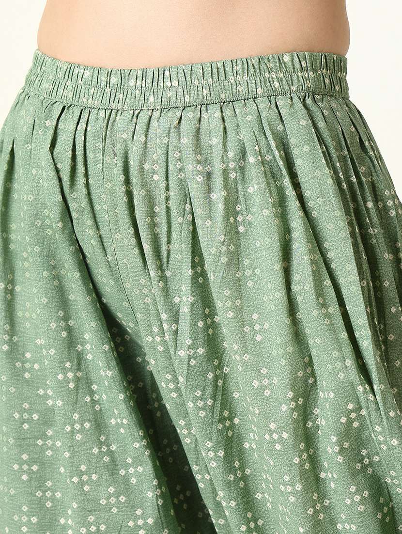 women bandhani kurta salwar set with dupatta - 21661564 -  Standard Image - 7