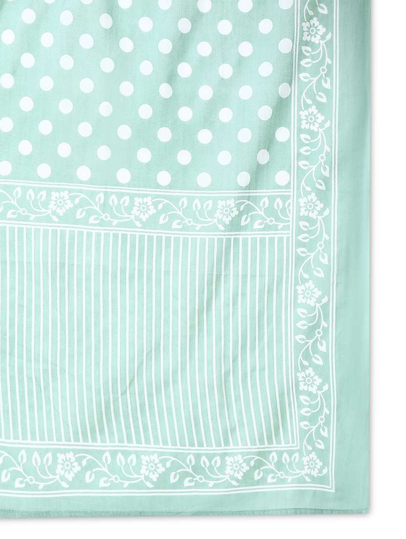 women polka dots printed kurta pant set with dupatta - 21661605 -  Standard Image - 7