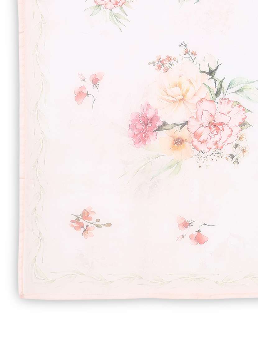 women floral three quarter sleeve kurta pant with dupatta set - 21661637 -  Standard Image - 7