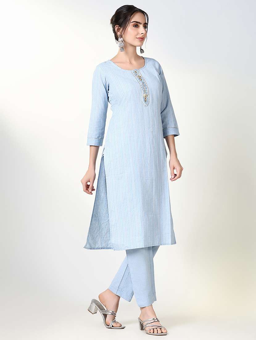 women self design kurta pant set with dupatta - 21661668 -  Standard Image - 2