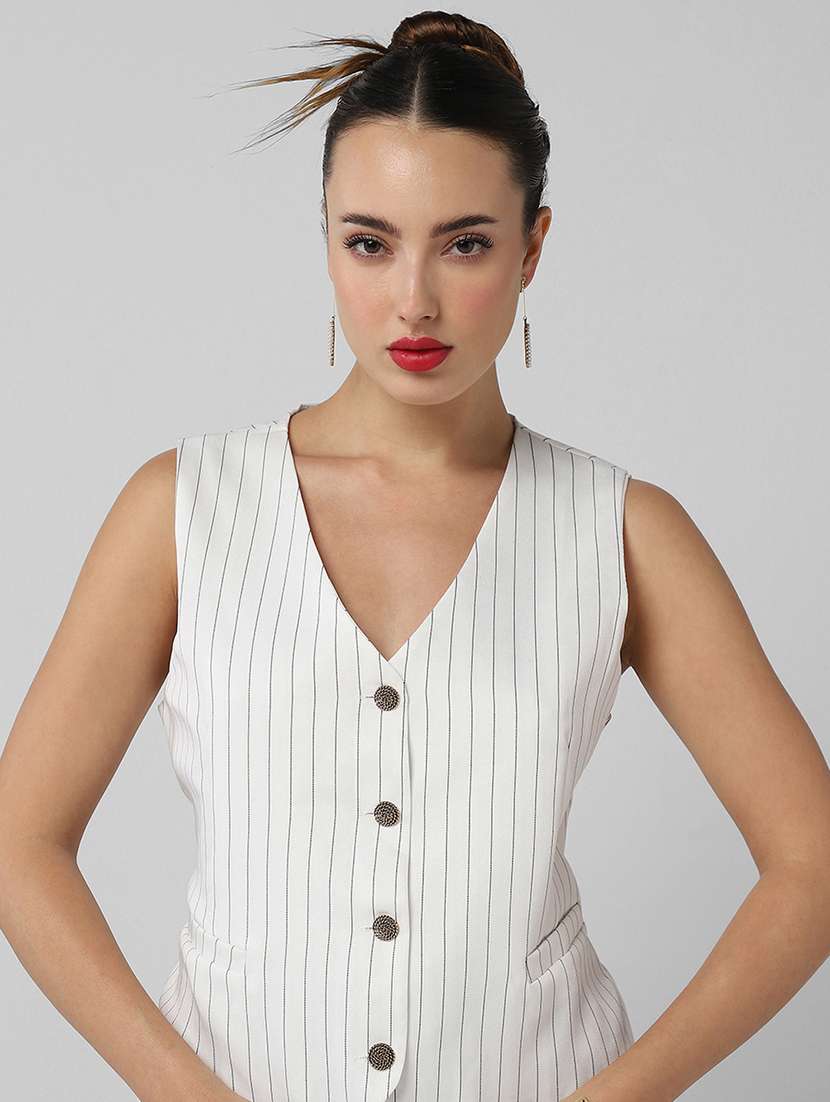 women solid sleeveless vest top - 21661775 -  Standard Image - 7