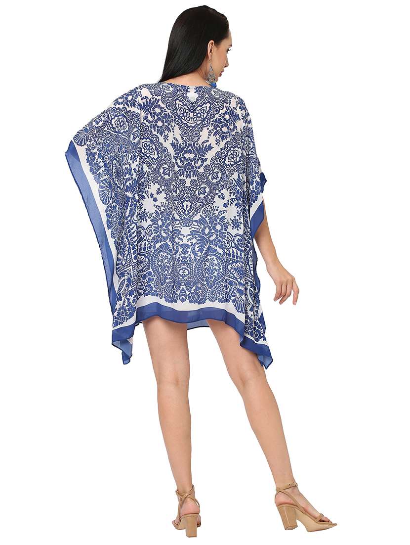 women printed relaxed fit kaftan dress - 21661970 -  Standard Image - 2