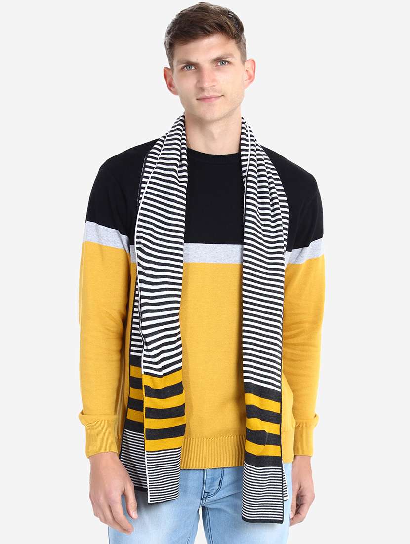 stylish winter knit muffler for men - 21662221 -  Standard Image - 2