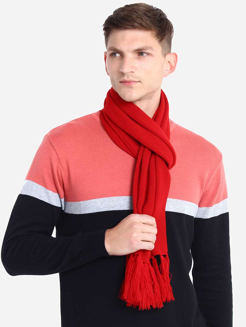 stylish winter knit muffler for men - 21662224 - Standard Image - 2