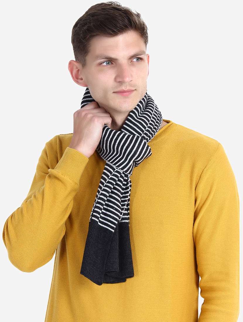 stylish winter knit muffler for men - 21662228 - Standard Image - 2