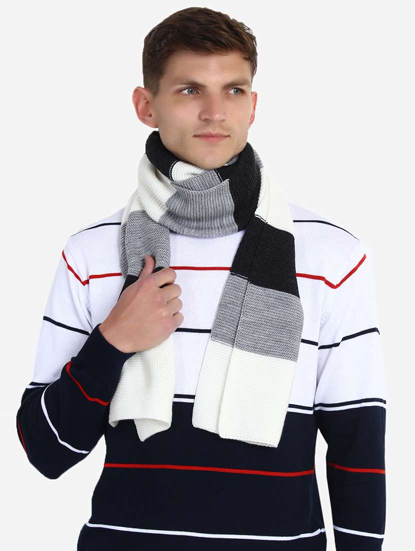 stylish winter knit muffler for men - 21662230 -  Standard Image - 2