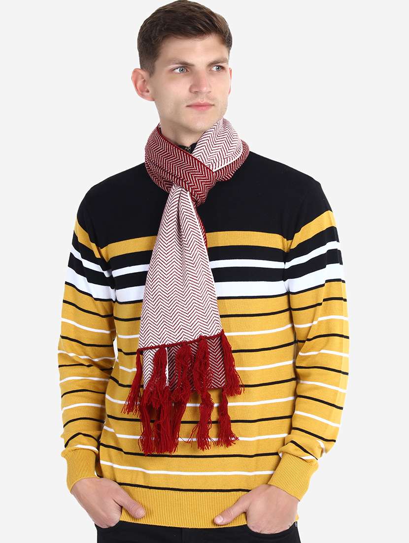 stylish winter knit muffler for men - 21662232 - Standard Image - 2