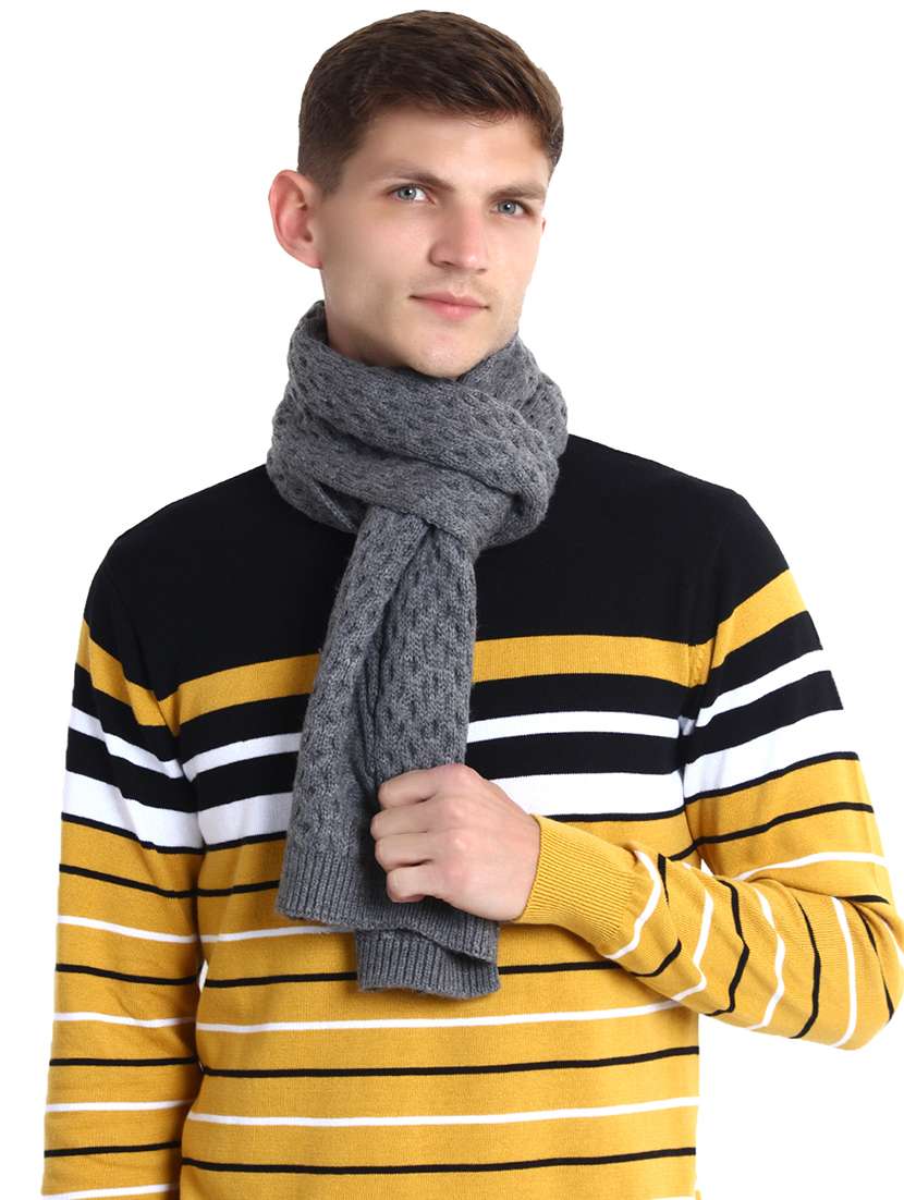 stylish winter knit muffler for men - 21662237 -  Standard Image - 2