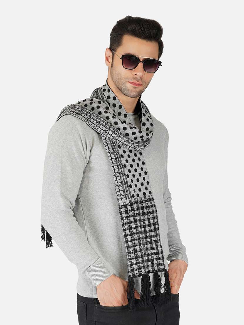 stylish winter knit muffler for men - 21662239 -  Standard Image - 2