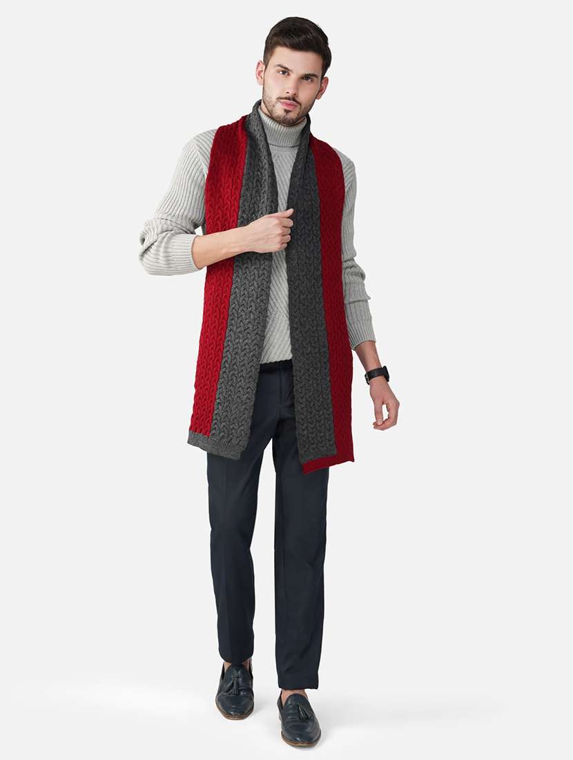 stylish winter knit muffler for men - 21662245 -  Standard Image - 2