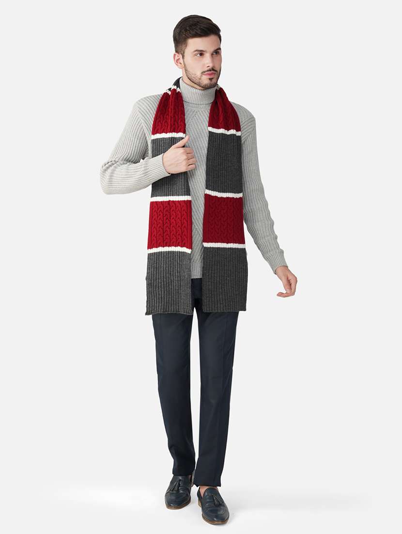 stylish winter knit muffler for men - 21662254 -  Standard Image - 2