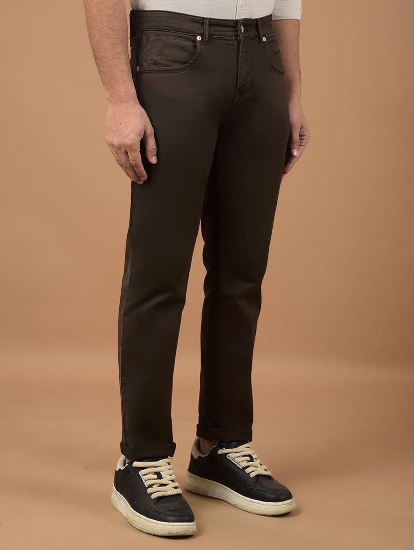 men solid mid rise slim fit jean - 21662416 -  Standard Image - 2