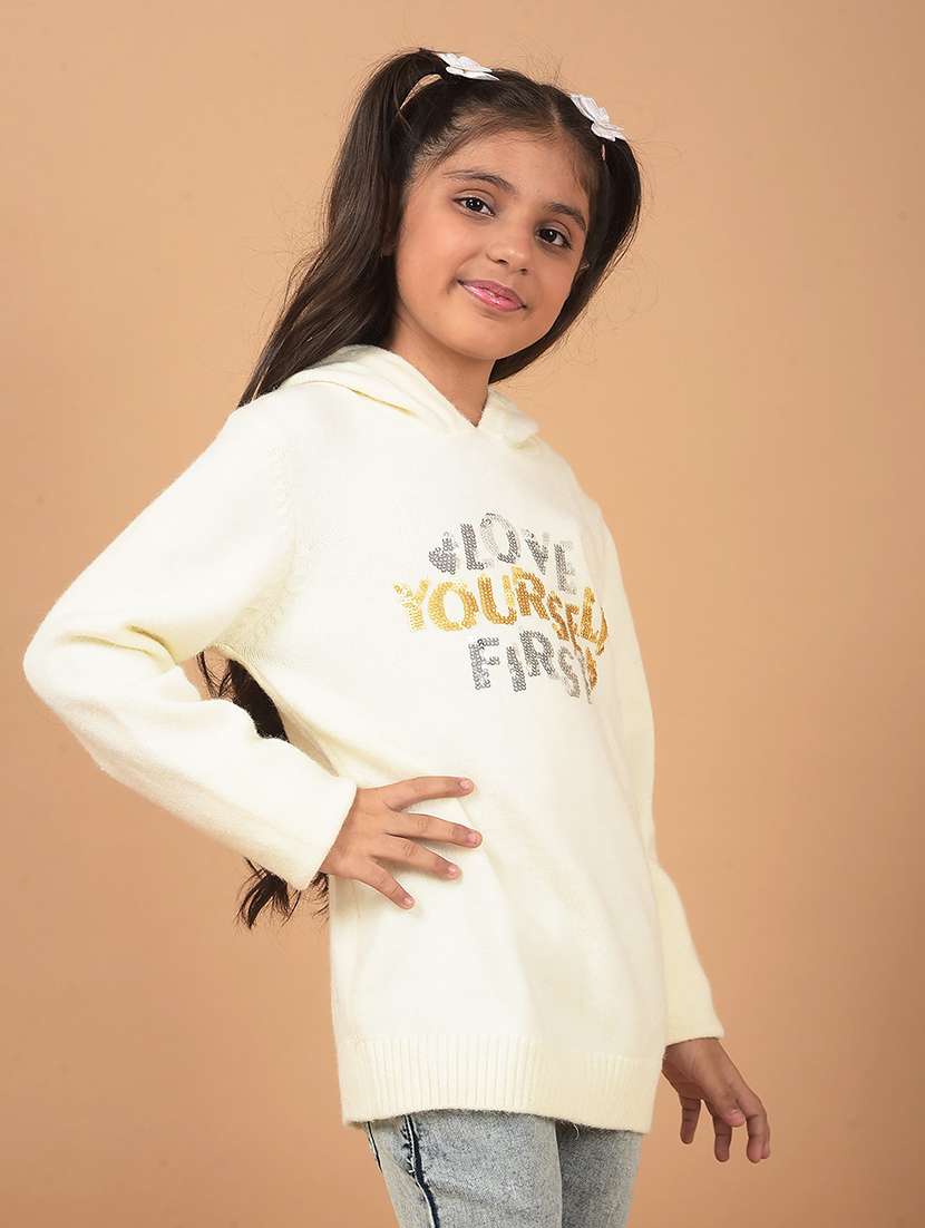 girls self designed long sleeves sweater - 21662446 -  Standard Image - 2