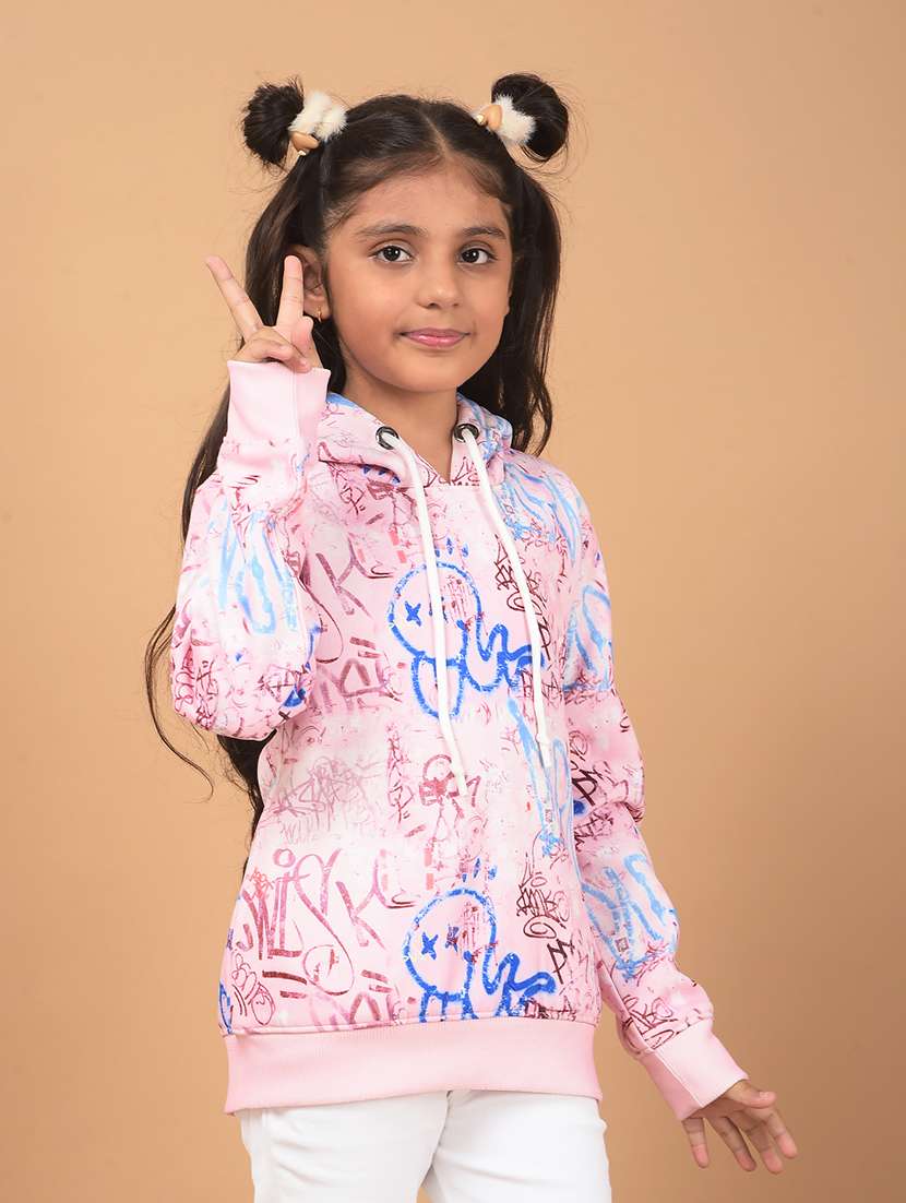 girls all over print long sleeves sweatshirt - 21662460 -  Standard Image - 2
