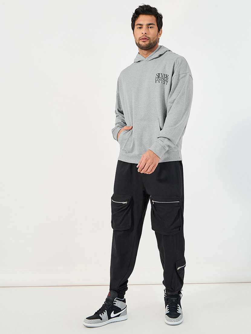 men long sleeves placement print sweatshirt - 21662668 -  Standard Image - 2