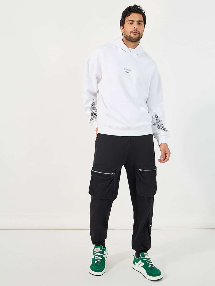 men long sleeves placement print sweatshirt - 21662670 -  Standard Image - 2