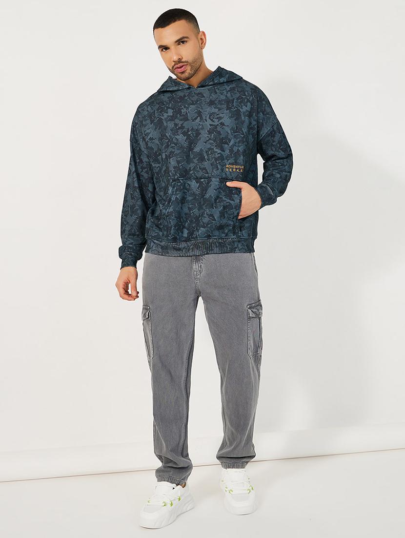 men all over print long sleeve sweatshirt - 21662678 - Standard Image - 2