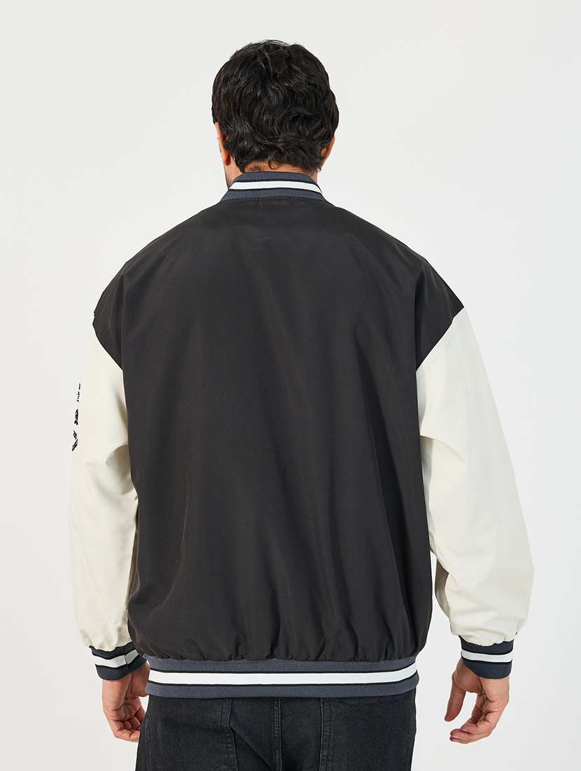 men black long sleeve verasity jacket - 21662695 - Standard Image - 2