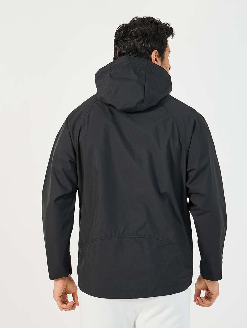 men black solid long sleeve bomber jacket - 21662696 -  Standard Image - 2