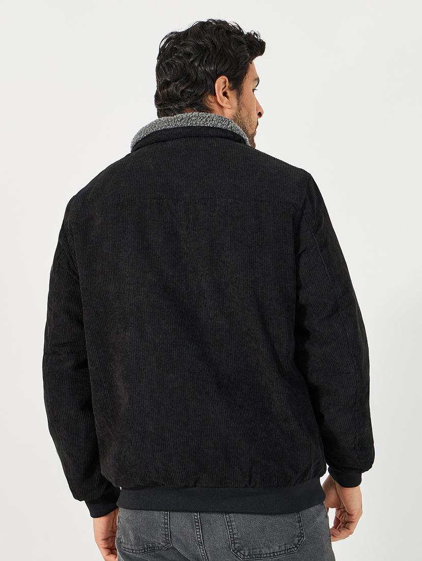 men solid long sleeve casual jacket - 21662702 - Standard Image - 2