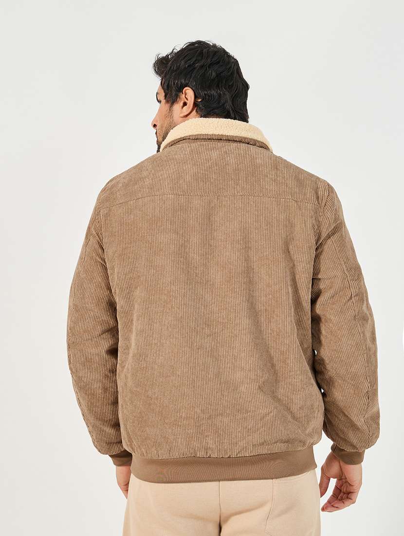 men solid long sleeve casual jacket - 21662703 -  Standard Image - 2