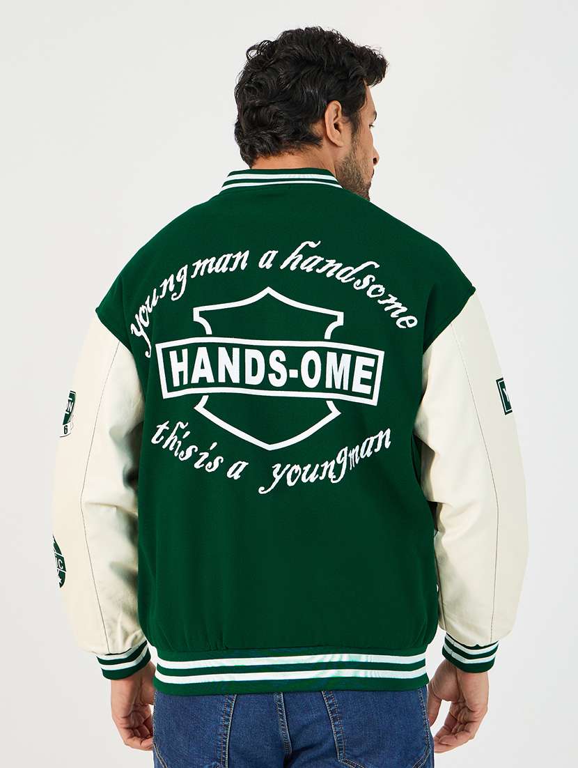 men green long sleeve verasity jacket - 21662708 - Standard Image - 2