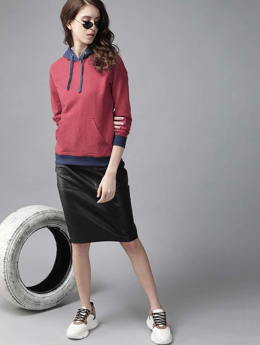 women color block long sleeve sweatshirts - 21662873 -  Standard Image - 2