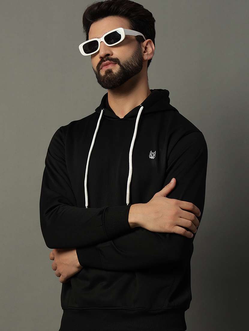 men long sleeve plain sweatshirt