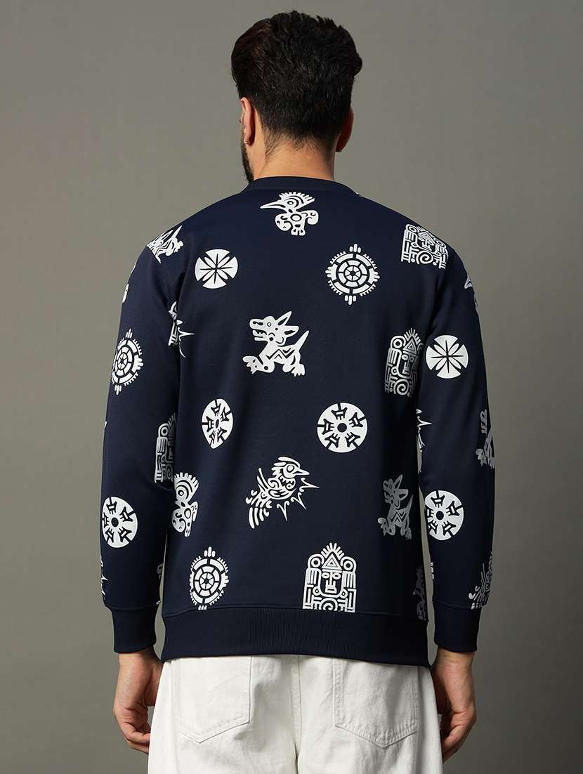 men long sleeve printed sweatshirt - 21662915 -  Standard Image - 2