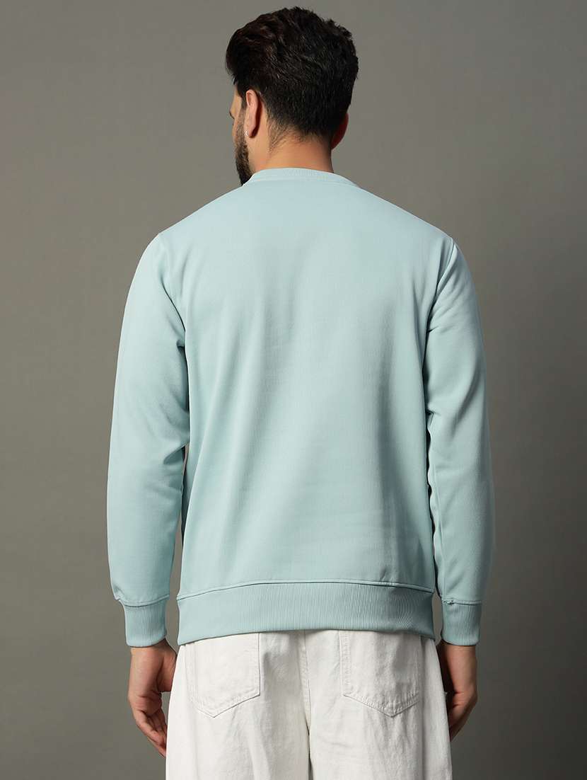 men long sleeve chest printed sweatshirt - 21662917 -  Standard Image - 2