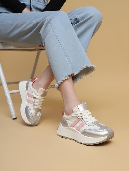 women lace-up sneakers - 21663415 - Standard Image - 0