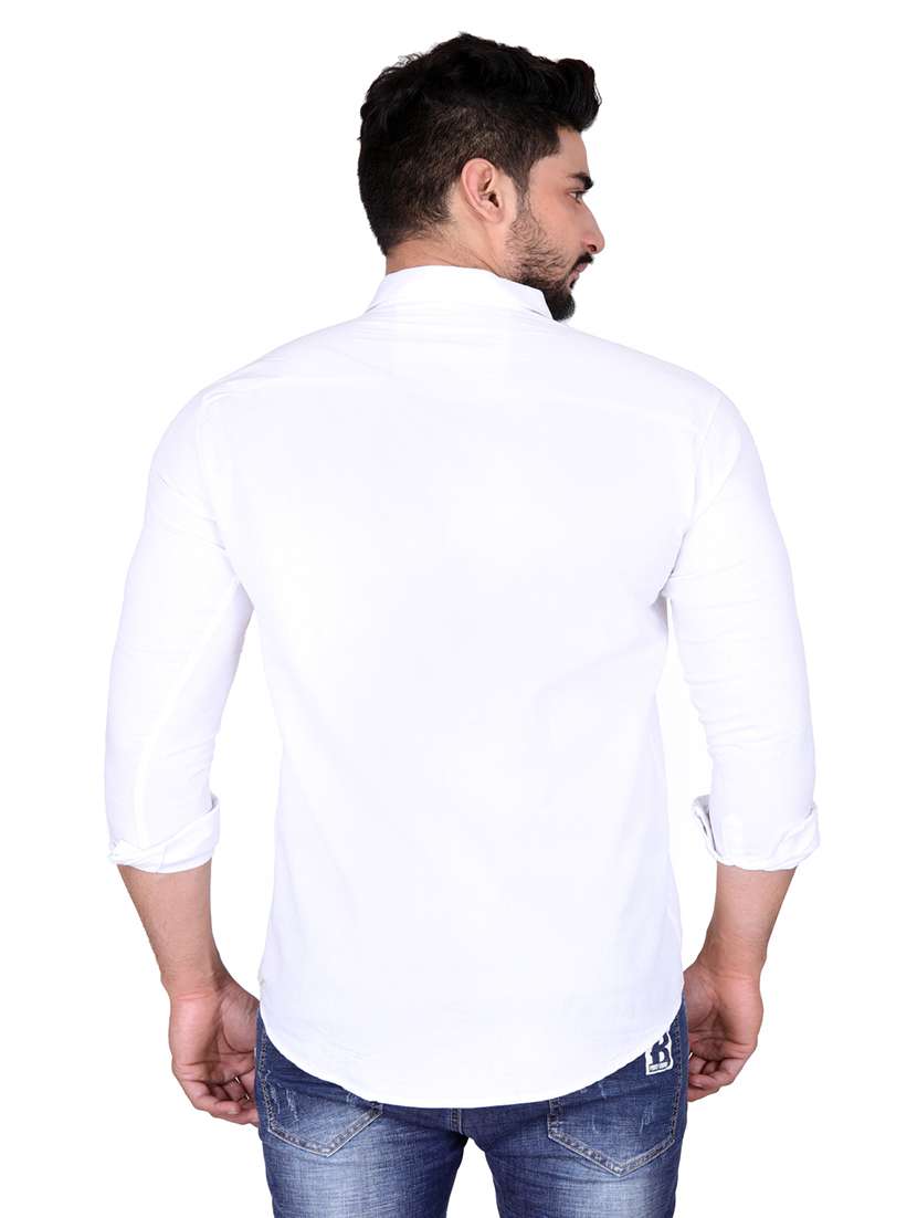 men solid long sleeve casual shirt - 21663646 -  Standard Image - 2