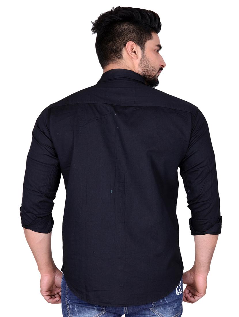 men solid long sleeve casual shirt - 21663649 - Standard Image - 2
