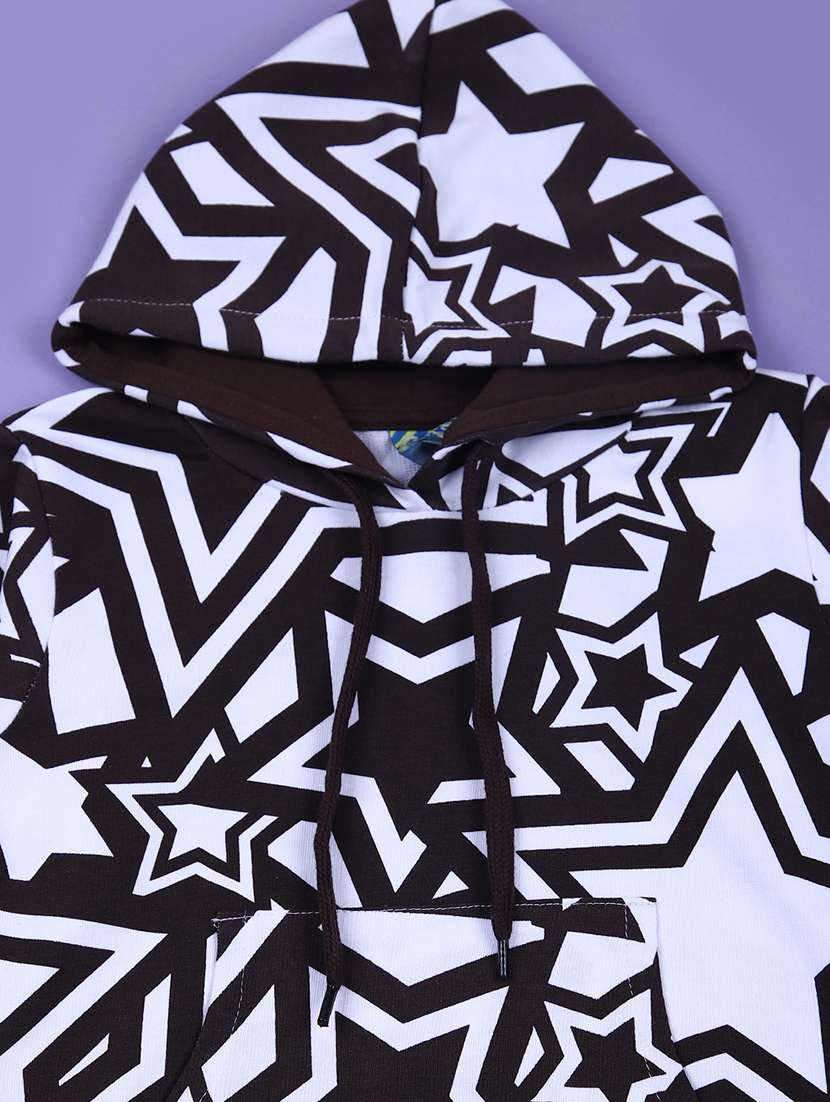 boys printed long sleeve hooded full length sets - 21663800 -  Standard Image - 2